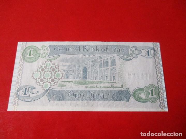 Billetes extranjeros: Irak. billete de 1 dinar sin circular - Foto 2