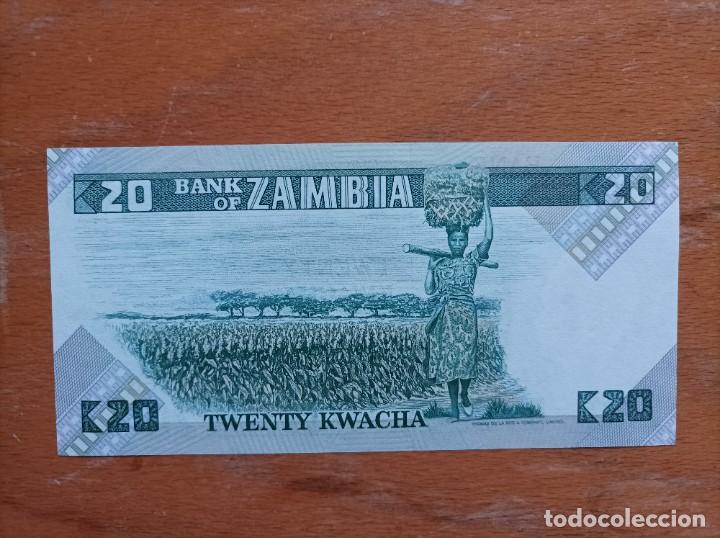 Billetes extranjeros: Billete de Zambia de 20 kwacha, Uncirculated - Foto 2