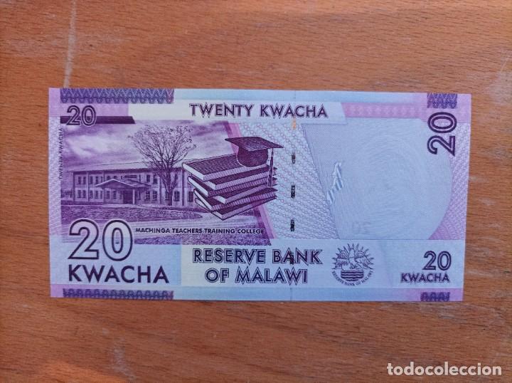Billetes extranjeros: Billete de Malawi 20 Kwacha, Uncirculated - Foto 2