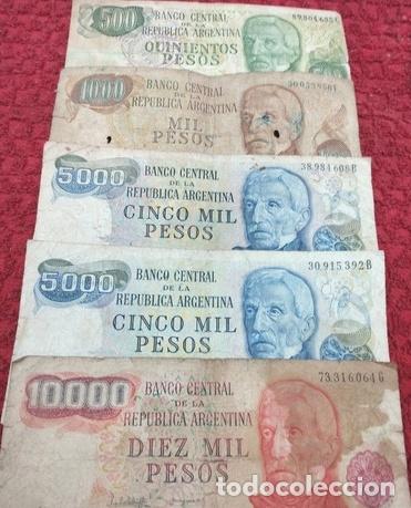 Billetes extranjeros: billetes antiguos de argentina - Foto 1