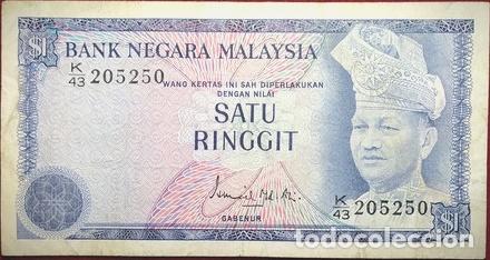 Billetes extranjeros: billete 1 ringgit malasia 1976 pick 13 a - Foto 1