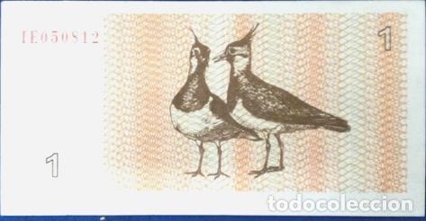 Billetes extranjeros: lituania 1 talonas 1992 aves Ed. 1992 - Foto 1