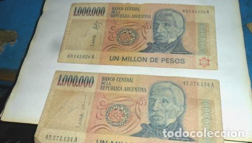 Billetes extranjeros: billetes argentina 1000000 Ed. 1000 - Foto 1