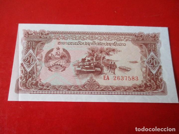 Billetes extranjeros: Laos. billete de 20 kip 1979 sin circular - Foto 1