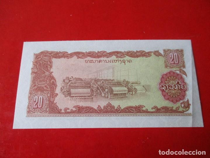 Billetes extranjeros: Laos. billete de 20 kip 1979 sin circular - Foto 2
