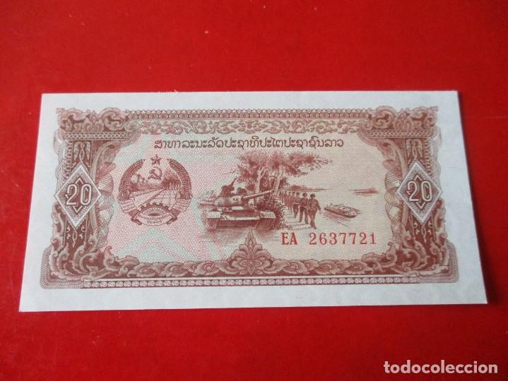 Billetes extranjeros: Laos. billete de 20 kip 1979 sin circular - Foto 1