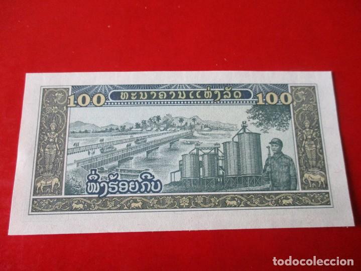 Billetes extranjeros: Laos. billete de 100 kip 1979 sin circular - Foto 2