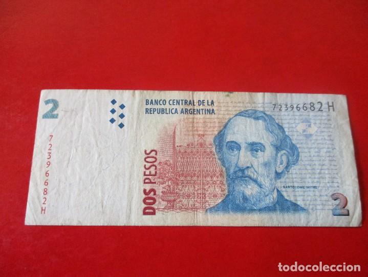 Billetes extranjeros: Argentina, billete de 2 australes 1986 - Foto 1
