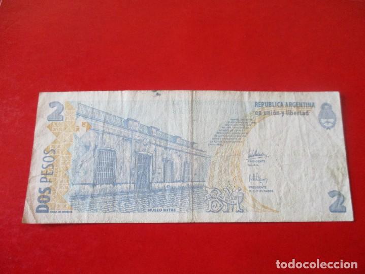 Billetes extranjeros: Argentina, billete de 2 australes 1986 - Foto 2