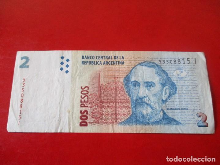 Billetes extranjeros: Argentina, billete de 2 australes 1986 - Foto 1