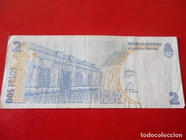 Billetes extranjeros: Argentina, billete de 2 australes 1986 - Foto 2