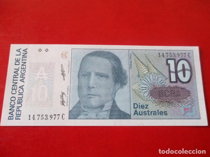 Billetes extranjeros: Argentina, billete de 10 australes 1986 - Foto 1