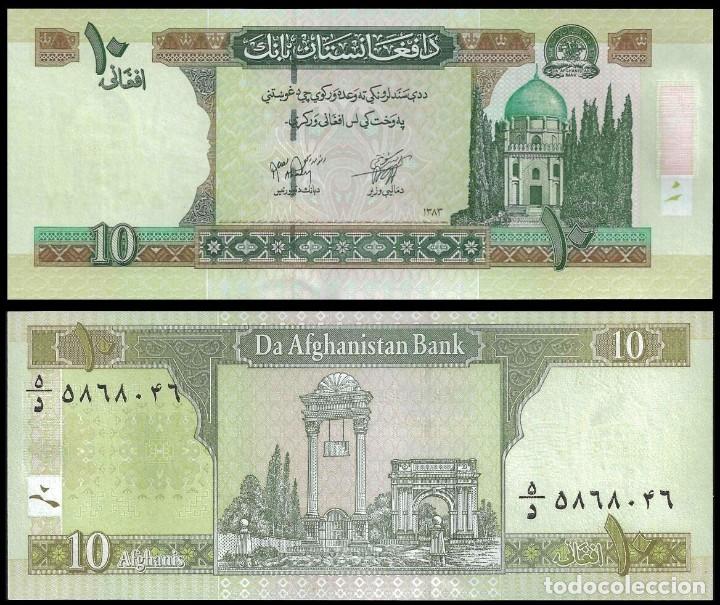 Billetes extranjeros: AFGANISTAN 10 AFGANIS 2008 Pick 67Aa UNC - Foto 1