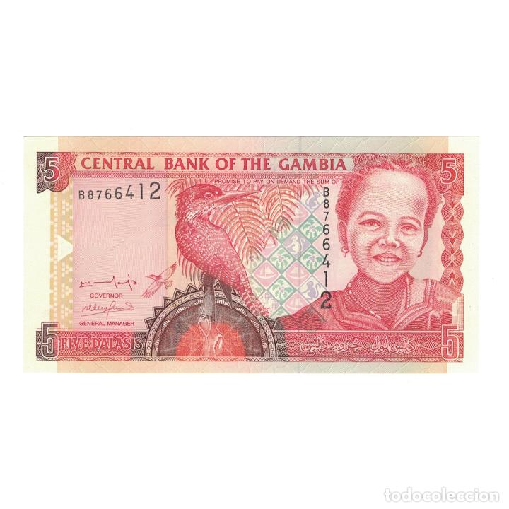 Billetes extranjeros: [#144926] Billete, 5 Dalasis, Gambia, KM:20a, UNC - Foto 1