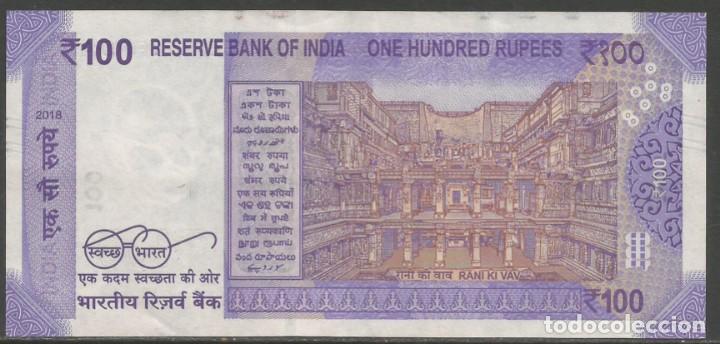 Billetes extranjeros: INDIA - 100 RUPEES 2018 - CASI S / C - Foto 2