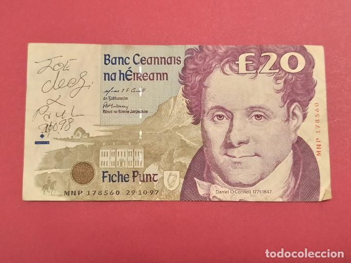 Billetes extranjeros: Irlanda 20 Libras 1997 Pick 77b - Foto 1