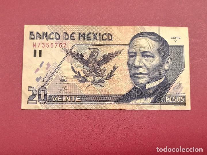 Billetes extranjeros: Mexico 20 Pesos 1996 Pick 106 - Foto 1
