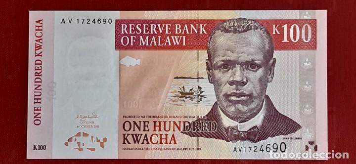 Billetes extranjeros: 100 KWACHA, MALAWI. 2003. (PICK.46). - Foto 1