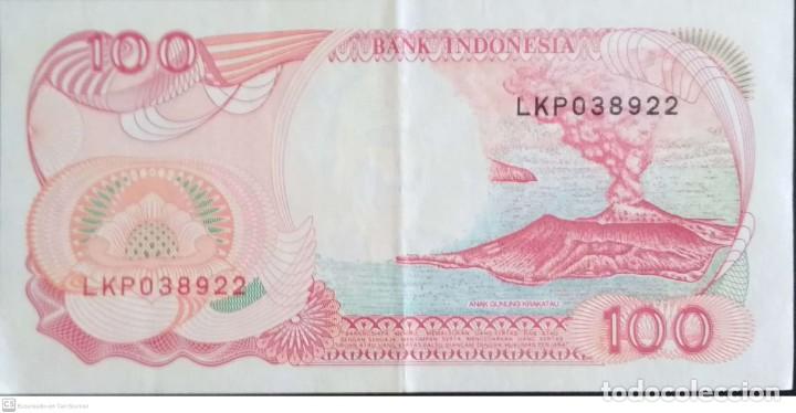 Billetes extranjeros: Billete de Indonesia de 100 Rupiah, a&ntilde;o 1992 - Foto 1