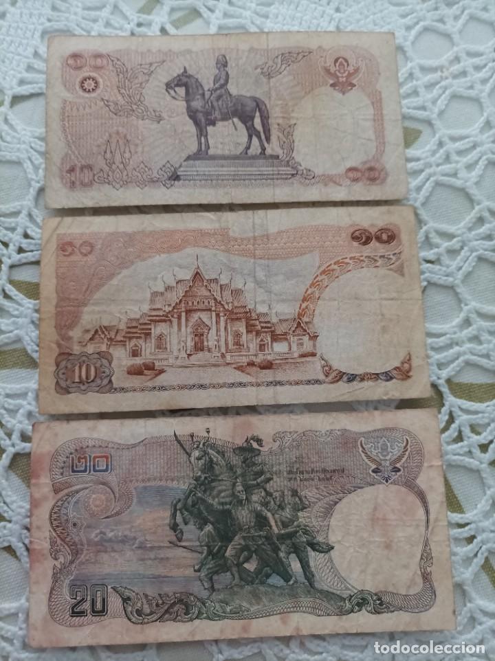Billetes extranjeros: Lote de 3 Billetes de Thailandia - Foto 1