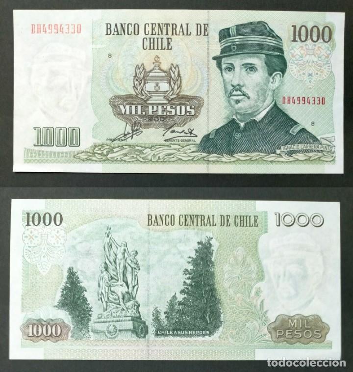 Billetes extranjeros: CHILE 1000 PESOS 2001 Pick 154f UNC - Foto 1