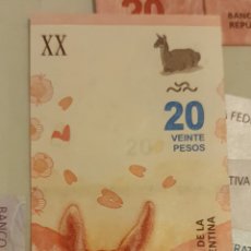 Billetes extranjeros: 1 BILLETE ARGENTINA 20 PESOS NUEVO
