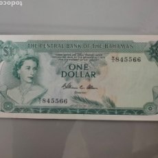 Billetes extranjeros: BILLETE 1 DOLAR ONE DOLLARS 1974 BAHAMAS SIN CIRCULAR. Lote 324240213