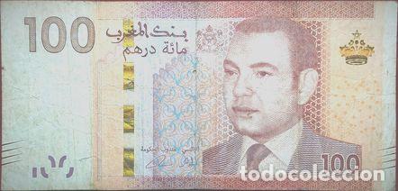 Billetes extranjeros: billete 100 dirhams marruecos 2012 pick 76 camellos - Foto 1