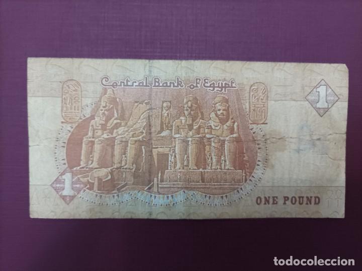 Billetes extranjeros: Billete de Egipto 1 Pound - Foto 1
