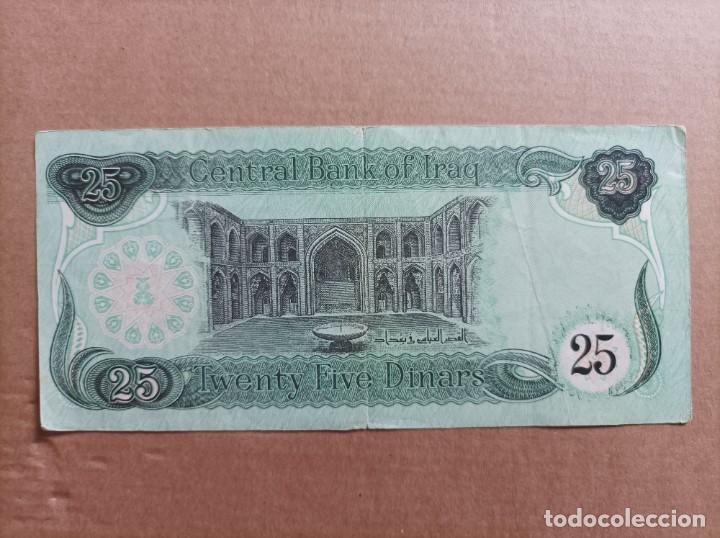 Billetes extranjeros: Billete de Iraq de 25 DINARS - Foto 2