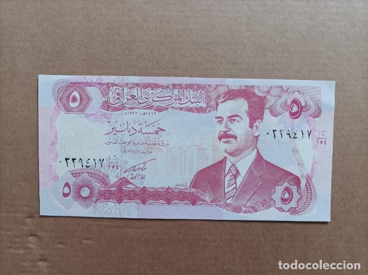 Billetes extranjeros: Billete de IRAQ de 5 dinars, Uncirculated - Foto 1