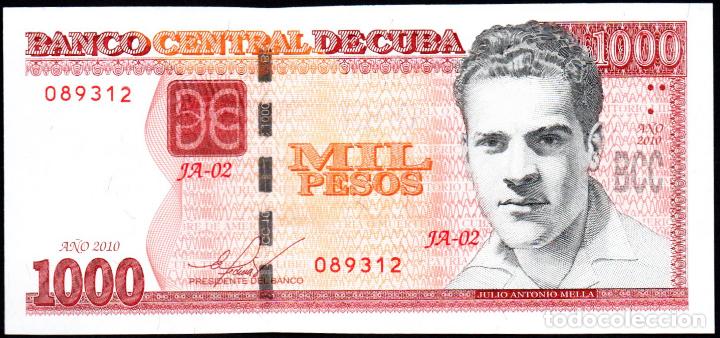 Billetes extranjeros: CUBA - 1000 PESOS 2010 - SIN CIRCULAR - Foto 1