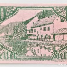 Billetes extranjeros: BILLETE/NOTGELD DE 10 HELLER (31/12/1920) DE LA ALDEA DE ALTAIST (AUSTRIA)