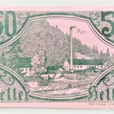 Billetes extranjeros: BILLETE/NOTGELD DE 50 HELLER (31/12/1920) DE LA ALDEA DE ALTAIST (AUSTRIA)