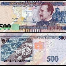 Billetes extranjeros: HONDURAS 500 LEMPIRAS 2019 PICK NEW UNC. Lote 328305798