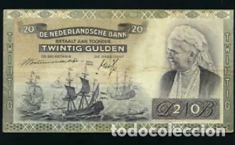 Billetes extranjeros: Holanda Netherlands 20 Gulden 1941 Pick 54 EBC+