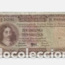 Billetes extranjeros: SOUTH AFRICA 10 SHILLINGS (1948-1959) MUY RARO