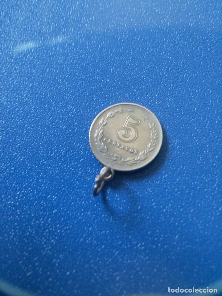 Billetes extranjeros: Moneda colgante Argentina 5 cent - Foto 2