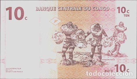 Billetes extranjeros: congo billete de 10 centimes del ano 1997 sin circular - Foto 1