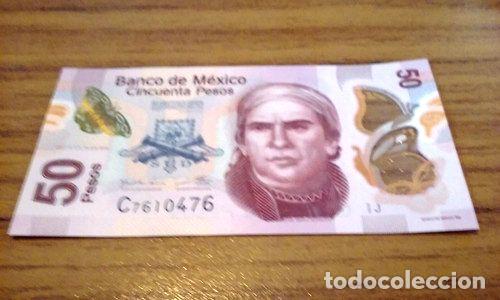 Billetes extranjeros: billete de mexico de polimero - Foto 1