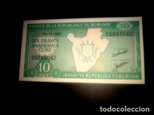 Billetes extranjeros: billete de burundi - Foto 1
