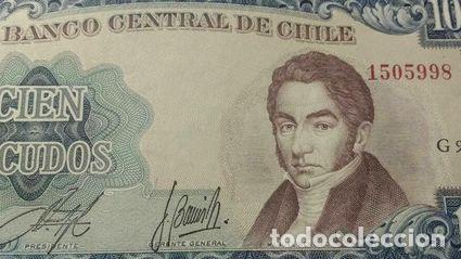 Billetes extranjeros: chile billete de cien escudos sin circular - Foto 1
