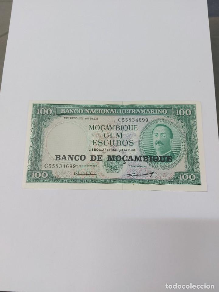 Billetes extranjeros: billete Mo&ccedil;ambique 100 Escudos - Foto 1