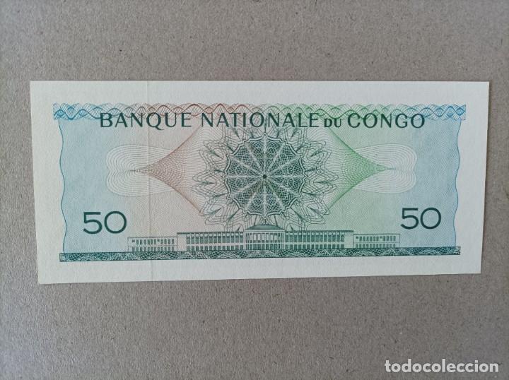 Billetes extranjeros: Billete del Congo de 50 francs, a&ntilde;o 1962, UNCIRCULATED - Foto 2