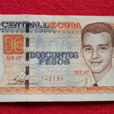 Billetes extranjeros: 1 BILLETE CUBA 200 PESOS 2010 MBC+ ORIGINAL T131 KU 2. Lote 334955298