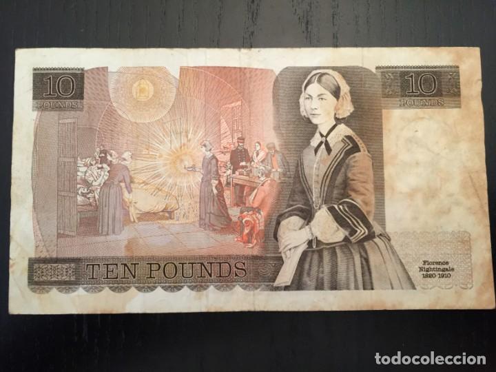 Billetes extranjeros: BILLETE 10 POUNDS - Foto 2
