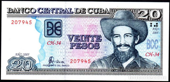 Billetes extranjeros: CUBA - 20 PESOS 2005 - SIN CIRCULAR - Foto 1