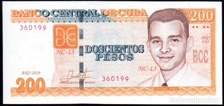 Billetes extranjeros: CUBA - 200 PESOS 2019 - SIN CIRCULAR - Foto 1