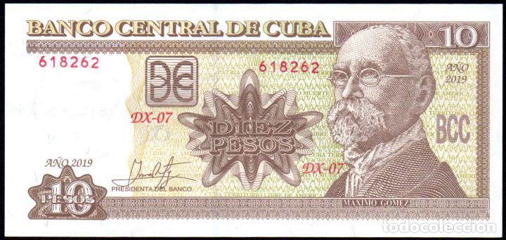 Billetes extranjeros: CUBA - 10 PESOS 2019 - SIN CIRCULAR - Foto 1