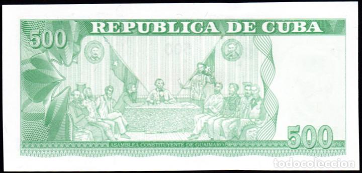 Billetes extranjeros: CUBA - 500 PESOS 2021 - SIN CIRCULAR - Foto 2